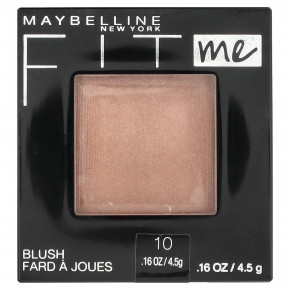 Maybelline, Fit Me, румяна, 10 шт., 4,5 г (0,16 унции) - подробнее Maybelline, Fit Me, румяна, 10 шт., 4,5 г (0,16 унции) - описание