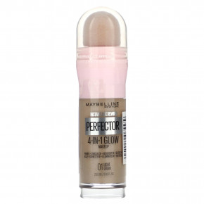 Maybelline, Instant Age Rewind, перфектор 4-в-1 для сияющего макияжа, 01 светлый, 20 мл (0,68 жидк. унц.) - описание | фото