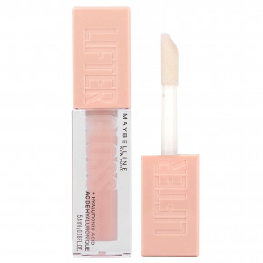 Maybelline, Lifter Gloss + гиалуроновая кислота, 002 Ice, 5,4 мл (0,18 жидк. унц.) - описание