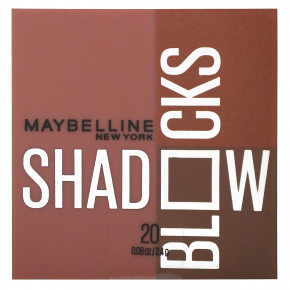 Maybelline, Shadow Blocks, 20 West 4th & Perry St, 2,4 г (0,08 унции) в Москве - eco-herb.ru | фото