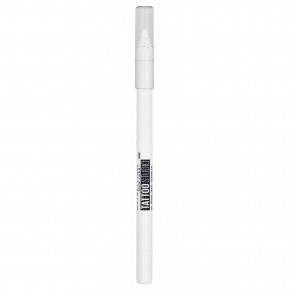 Maybelline, Tato Studio, подводка для глаз, легко затачиваемый гелевой карандаш, водостойкий, 970 полированный белый, 1,2 г (0,04 унции) в Москве - eco-herb.ru | фото