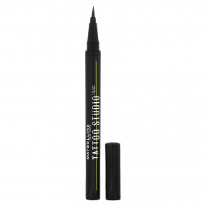 Maybelline, Tattoo Studio, жидкая подводка для глаз Ink Pen, 880 Jet Black, 1 мл (0,03 жидк. унц.) в Москве - eco-herb.ru | фото