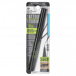 Maybelline, Tattoo Studio, жидкая подводка для глаз Ink Pen, 880 Jet Black, 1 мл (0,03 жидк. унц.) в Москве - eco-herb.ru | фото