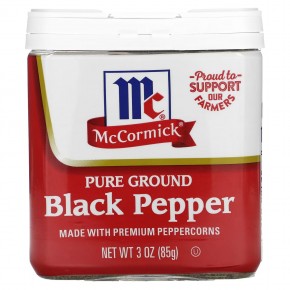 McCormick, Pure Ground Black Pepper, 3 oz (85 g) в Москве - eco-herb.ru | фото