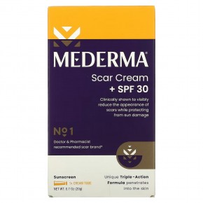 Mederma, крем против шрамов, SPF 30, 20 г (0,7 унции) в Москве - eco-herb.ru | фото