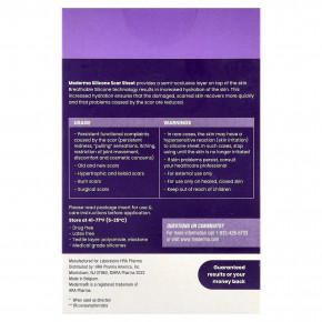 Mederma, силиконовые простыни от шрамов, маленькие, 4 шт. в Москве - eco-herb.ru | фото