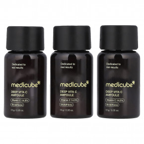 Medicube, Deep Vita C Ampoule, сыворотка с витамином C, 3 флакона по 10 г (0,35 унции) в Москве - eco-herb.ru | изображение Medicube, Deep Vita C Ampoule, сыворотка с витамином C, 3 флакона по 10 г (0,35 унции) в Москве - eco-herb.ru | фото