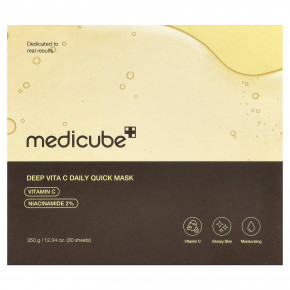 Medicube, Deep Vita C, ежедневная маска для лица, 30 шт., 350 г (12,34 унции) в Москве - eco-herb.ru | фото