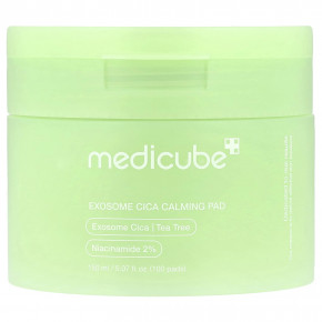 Medicube, Exosome Cica Calming Pad, 100 подушечек, 150 мл (5,07 жидк. Унции) - описание | фото