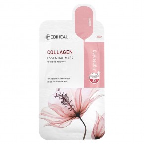 MEDIHEAL, Collagen, Essential Beauty Mask, 1 шт., 24 мл (0,81 жидк. Унции) - описание