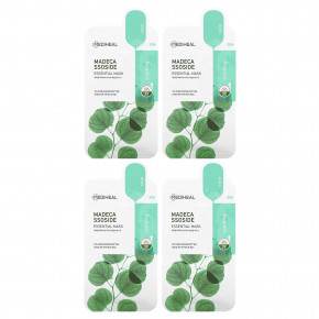 MEDIHEAL, Madecassoside, Essential Beauty Mask, 4 шт., По 24 мл (0,81 жидк. унц.) - описание