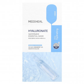 MEDIHEAL, Маска для красоты с гиалуронатом и водой, 4 шт., По 24 мл (0,81 жидк. Унции) в Москве - eco-herb.ru | фото