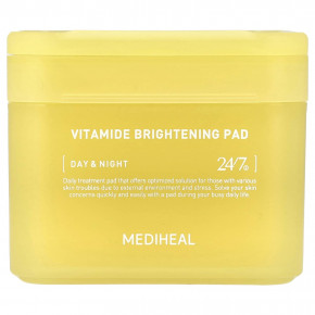 MEDIHEAL, Осветляющие подушечки Vitamide, Day & Night, 100 подушечек - описание | фото