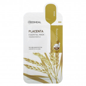 MEDIHEAL, Placenta, Essential Beauty Mask, 10 шт., По 24 мл (0,81 жидк. унц.) - описание