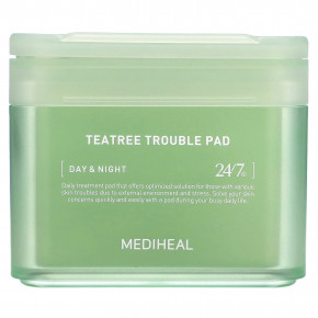 MEDIHEAL, Tea Tree Trouble Pad, 100 таблеток, 170 мл (5,74 жидк. унц.) - описание