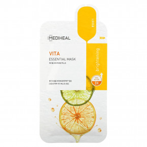 MEDIHEAL, Vita, Essential Beauty Mask, 1 шт., 24 мл (0,81 жидк. унц.) в Москве - eco-herb.ru | фото