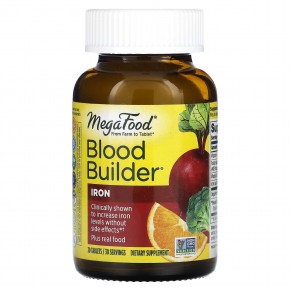 MegaFood, Blood Builder, 30 таблеток - описание