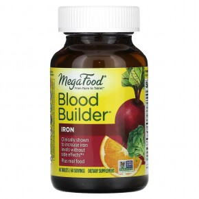 MegaFood, Blood Builder, 60 таблеток - описание
