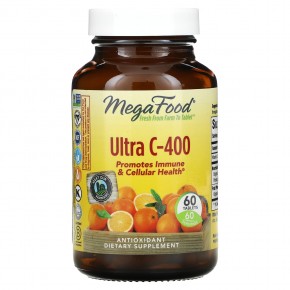 MegaFood, Ultra C-400, 60 таблеток - описание