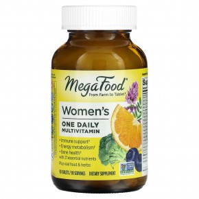 MegaFood, Мультивитамины для женщин, 90 таблеток - описание