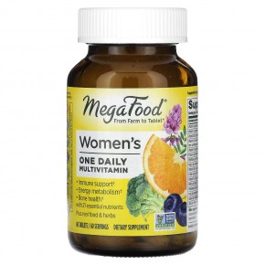 MegaFood, мультивитамины для женщин, 60 таблеток - описание