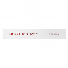 Merythod, Bling Chu, оттеночный бальзам для губ, оттенок 01 красный вальс, 3,3 г (0,12 унции) в Москве - eco-herb.ru | фото