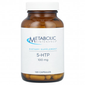 Metabolic Maintenance, 5-HTP, 100 мг, 120 капсул - описание