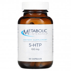 Metabolic Maintenance, 5-HTP, 100 мг, 60 капсул - описание