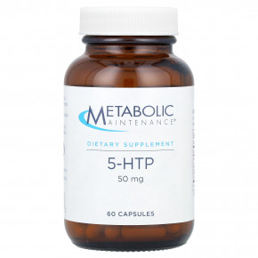 Metabolic Maintenance, 5-HTP, 50 мг, 60 капсул - описание