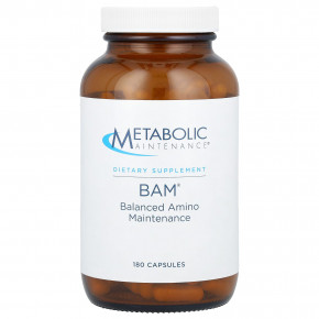 Metabolic Maintenance, BAM, 180 капсул - описание | фото