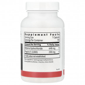 Metabolic Maintenance, бетаина гидрохлорид с пепсином, 90 вегетарианских капсул в Москве - eco-herb.ru | изображение Metabolic Maintenance, бетаина гидрохлорид с пепсином, 90 вегетарианских капсул в Москве - eco-herb.ru | фото