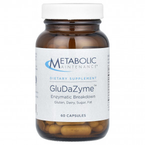 Metabolic Maintenance, GluDaZyme, 60 капсул - описание | фото