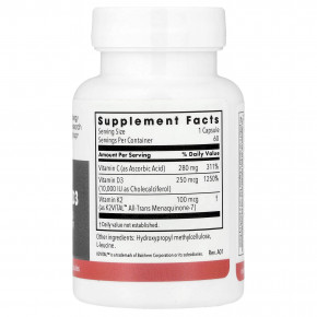 Metabolic Maintenance, витамин D3 с витамином K2 MK-7, 60 растительных капсул в Москве - eco-herb.ru | изображение Metabolic Maintenance, витамин D3 с витамином K2 MK-7, 60 растительных капсул в Москве - eco-herb.ru | фото