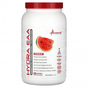 Metabolic Nutrition, Hydra EAA, арбуз, 1000 г (35,2 унции) - описание