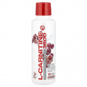 Metabolic Nutrition, L-Carnitine 3500®, сладкая виноградная конфета, 473 мл (16 жидк. унций) - описание