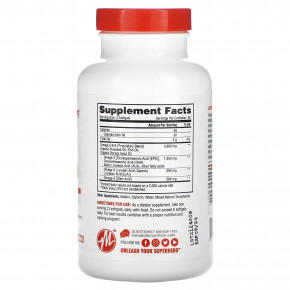 Metabolic Nutrition, омега 369, 90 капсул (1200 мг в 1 капсуле) в Москве - eco-herb.ru | фото