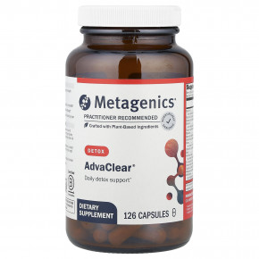 Metagenics, AdvaClear®, детоксикация, 126 капсул - подробнее Metagenics, AdvaClear®, детоксикация, 126 капсул - описание