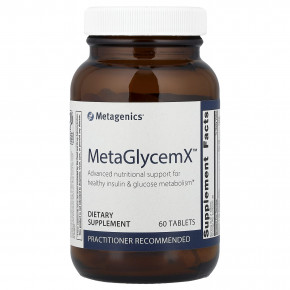 Metagenics, MetaGlycemX ™, 60 таблеток - описание | фото