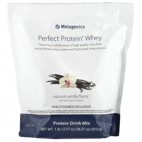 Metagenics, Perfect Protein® Whey, натуральная ваниль, 810 г (1 фунт 12,57 унции) в Москве - eco-herb.ru | фото