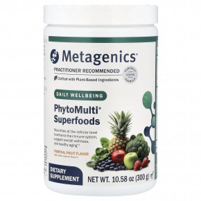 Metagenics, PhytoMulti® Superfoods, тропические фрукты, 300 г (10,58 унции) - описание | фото