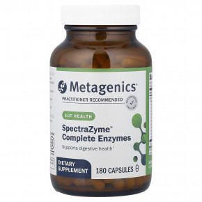 Metagenics, SpectraZyme®, полные ферменты, 180 капсул - подробнее Metagenics, SpectraZyme®, полные ферменты, 180 капсул - описание