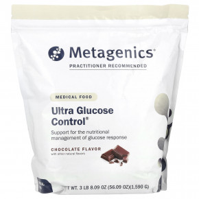 Metagenics, Ultra Glucose Control®, медицинское питание, шоколад, 1590 г (56,09 унции) - подробнее Metagenics, Ultra Glucose Control®, медицинское питание, шоколад, 1590 г (56,09 унции) - описание