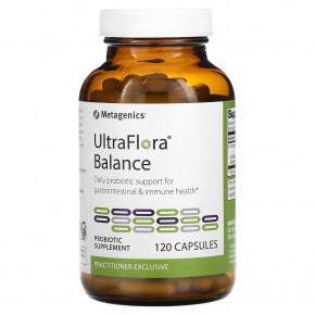 Metagenics, UltraFlora® Balance Probiotic, 15 млрд КОЕ, 120 капсул в Москве - eco-herb.ru | фото