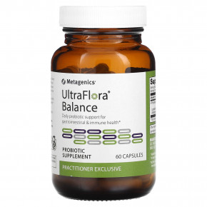 Metagenics, UltraFlora® Balance Probiotic, 60 Capsules - описание | фото