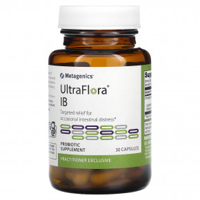 Metagenics, UltraFlora® IB, пробиотик, 30 капсул - описание | фото