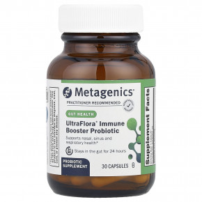 Metagenics, UltraFlora® Immune Booster, пробиотик, 30 капсул в Москве - eco-herb.ru | фото