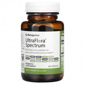 Metagenics, UltraFlora® Spectrum, пробиотик, 60 капсул - описание