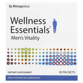 Metagenics, Wellness Essentials®, Men's Vitality, мультивитамины для мужчин, 30 пакетиков - описание | фото