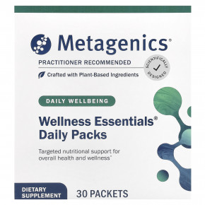 Metagenics, Wellness Essentials®, порционные пакетики для ежедневного приёма, 30 пакетиков - описание | фото