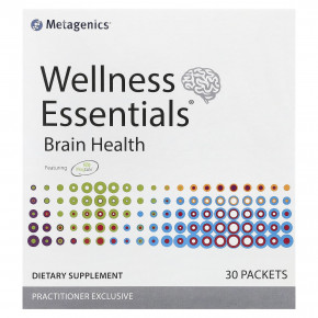 Metagenics, Wellness Essentials®, здоровье мозга, 30 пакетиков - описание | фото